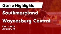 Southmoreland  vs Waynesburg Central  Game Highlights - Oct. 9, 2021