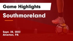 Southmoreland  Game Highlights - Sept. 28, 2022