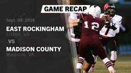 Recap: East Rockingham vs. Madison County  2016