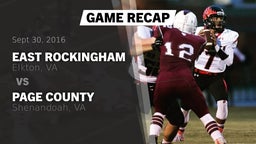 Recap: East Rockingham vs. Page County  2016