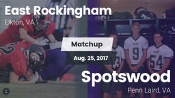 Matchup: East Rockingham vs. Spotswood  2017