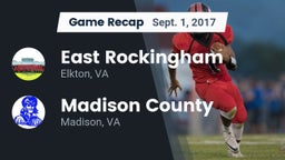 Recap: East Rockingham  vs. Madison County  2017