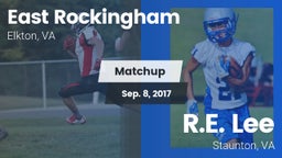 Matchup: East Rockingham vs. R.E. Lee  2017