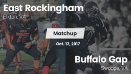 Matchup: East Rockingham vs. Buffalo Gap  2017