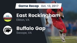 Recap: East Rockingham  vs. Buffalo Gap  2017
