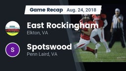 Recap: East Rockingham  vs. Spotswood  2018