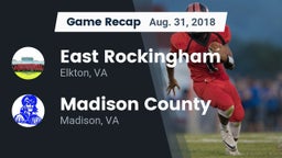 Recap: East Rockingham  vs. Madison County  2018
