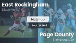 Matchup: East Rockingham vs. Page County  2018