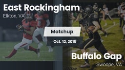 Matchup: East Rockingham vs. Buffalo Gap  2018
