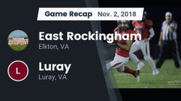 Recap: East Rockingham  vs. Luray  2018