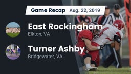 Recap: East Rockingham  vs. Turner Ashby  2019