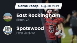 Recap: East Rockingham  vs. Spotswood  2019