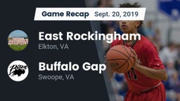 Recap: East Rockingham  vs. Buffalo Gap  2019