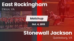 Matchup: East Rockingham vs. Stonewall Jackson  2019