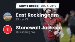 Recap: East Rockingham  vs. Stonewall Jackson  2019