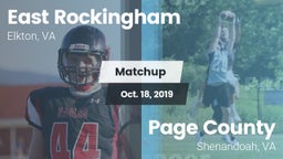 Matchup: East Rockingham vs. Page County  2019