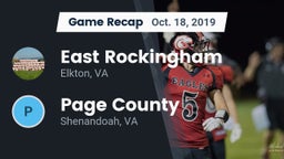 Recap: East Rockingham  vs. Page County  2019