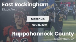 Matchup: East Rockingham vs. Rappahannock County  2019