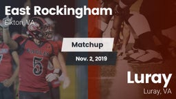 Matchup: East Rockingham vs. Luray  2019