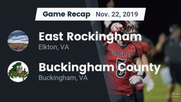 Recap: East Rockingham  vs. Buckingham County  2019