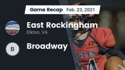 Recap: East Rockingham  vs. Broadway 2021