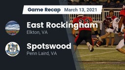 Recap: East Rockingham  vs. Spotswood  2021