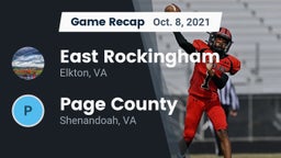 Recap: East Rockingham  vs. Page County  2021