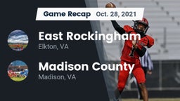 Recap: East Rockingham  vs. Madison County  2021