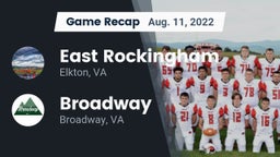Recap: East Rockingham  vs. Broadway  2022