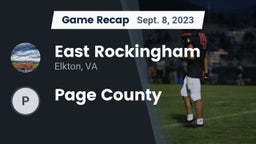 Recap: East Rockingham  vs. Page County 2023