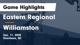 Eastern Regional  vs Williamston  Game Highlights - Jan. 11, 2020
