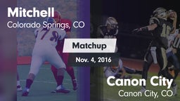 Matchup: Mitchell  vs. Canon City  2016