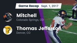 Recap: Mitchell  vs. Thomas Jefferson  2017