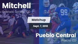 Matchup: Mitchell  vs. Pueblo Central  2018