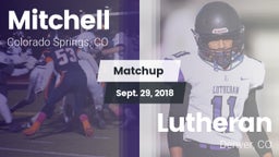 Matchup: Mitchell  vs. Lutheran  2018