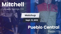 Matchup: Mitchell  vs. Pueblo Central  2019