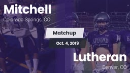 Matchup: Mitchell  vs. Lutheran  2019