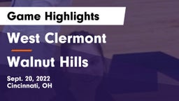 West Clermont  vs Walnut Hills  Game Highlights - Sept. 20, 2022