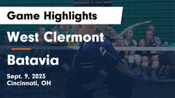 West Clermont  vs Batavia  Game Highlights - Sept. 9, 2023