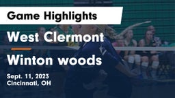 West Clermont  vs Winton woods Game Highlights - Sept. 11, 2023