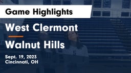 West Clermont  vs Walnut Hills  Game Highlights - Sept. 19, 2023