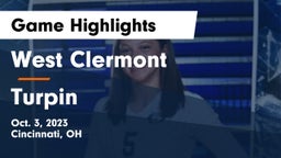 West Clermont  vs Turpin  Game Highlights - Oct. 3, 2023