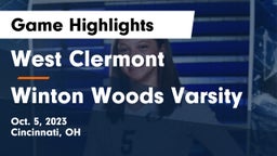 West Clermont  vs Winton Woods Varsity Game Highlights - Oct. 5, 2023