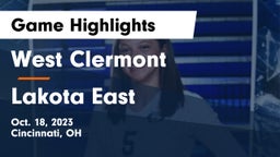 West Clermont  vs Lakota East  Game Highlights - Oct. 18, 2023