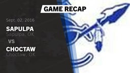 Recap: Sapulpa  vs. Choctaw  2016