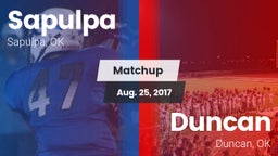 Matchup: Sapulpa vs. Duncan  2017