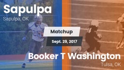 Matchup: Sapulpa vs. Booker T Washington  2017