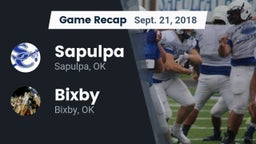 Recap: Sapulpa  vs. Bixby  2018