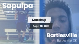 Matchup: Sapulpa vs. Bartlesville  2018