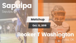 Matchup: Sapulpa vs. Booker T Washington  2018